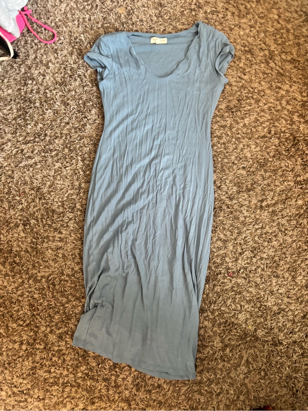 See You Monday Light Blue Midi Dress